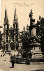 Marseille-Monument des Mobiles et l'Eglise des Reformes à Marseille