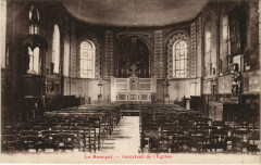 Le Bourget- Interieur de l'Eglise au Bourget
