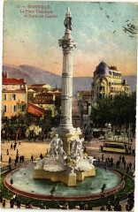 Marseille-La Place Castellane et Fontaine Cantini à Marseille