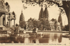 Marseille Expo Coloniale - Palais de L'Indochine,vue d'un des à Marseille