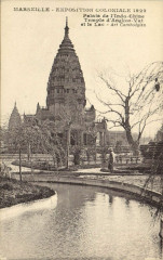 Marseille Expo Coloniale 1922 - Palais de l'Ino-Chine Temple.. à Marseille