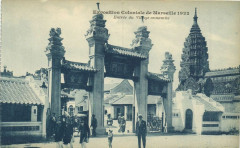 Marseille Expo Coloniale 1922-Entree du Village annamite à Marseille