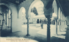 Marseille Expo Coloniale 1922-Interieur du Palais de l'Alg.. à Marseille