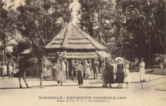 Marseille Expo Coloniale 1922-Palais de l'A.O.F. (cour ..... à Marseille
