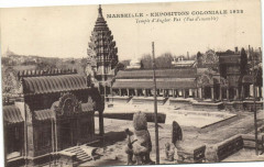 Marseille Expo Coloniale 1922 - Temple d'Angkor Vat (Vue ... à Marseille