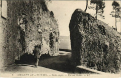Corniche de l'Esterel - Roche Coupee - Vue sur Cannes