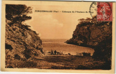 Porquerolles Calanque de l'Oustaou de Diou