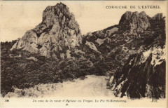 Corniche de l'Esterel - Un Coin de la Route d'Antheor au Trayas -
													83 Var
												