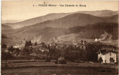 Poule - Vue générale du Bourg