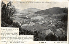 Panorama sur le col et le plateau d'Ytzeron
