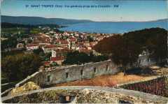 Saint Tropez vue generale France à Saint-Tropez