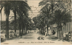 Toulon Place de la Liberte ,Allee des Palmiers France à Toulon
