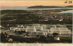 Toulon panorama et le nouvel Hopital Maritime France à Toulon
