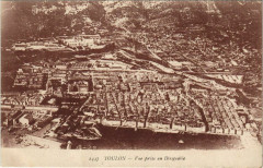 Toulon vue prise en Dirigeable France à Toulon