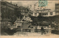Toulon Monument de la Federation ,Place de la Liberte France à Toulon