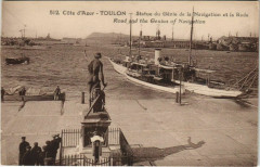Toulon Statue du Genie de la Navigation France à Toulon