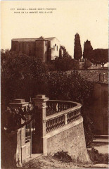 Bormes - Eglise Saint-Francois prise de la Montee Belle-Vue -
													83 Var
												