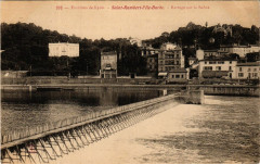 Saint Rambert l'Ile Barbe - Barrage sur la Saone