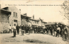 Signes La Ferme Aguillon a Chibron pendant le séjour à Signes
