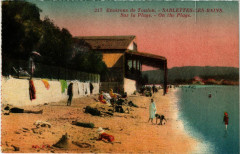 Sablettes-les-Bains Sur la Plage