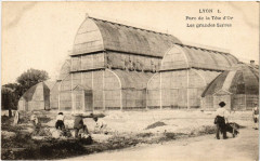 Lyon parc de la Tete d'Or-Les grandes Serres à Lyon