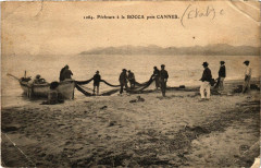 La Bocca - Pecheurs a La Bocca prés Cannes à Cannes