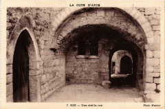 Eze Une vieille rue à Èze