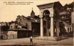 Grasse - Monument aux Morts et Chapelle Saint-Thomas à Grasse