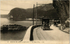 Route de Nice a Monaco Baie d'Eze à Nice