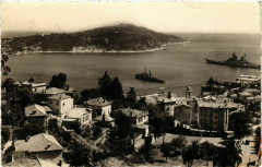 Villefrance- Vue sur la Rade et le Cap Ferrat France