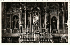 Nice- Maitre Autel, Retable en bois dore France à Nice
