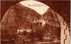 Touet du Var- vue generale ,Vallee du Var France
