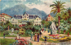 Nice- Les Jardins Publics et le Casino France à Nice