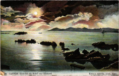 Cannes - Coucher de Soleil sur l'Esterel à Cannes