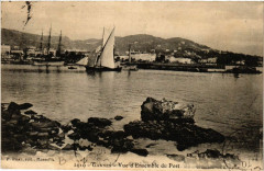 Cannes - Vue d'Ensemble du Port à Cannes