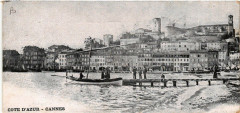 Cannes - Scene - Cote d'Azur - Small Sized Postcard à Cannes