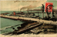Cannes - La Jetée Albert-Edouard - Vue prise du Casino Municipal à Cannes