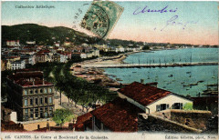 Cannes - Le Cours et Boulevard de la Croisette à Cannes
