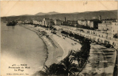 Nice - Promenade du Midi - La Plage à Nice