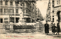 Nice - Monument de Carnot et Rue Cassini à Nice