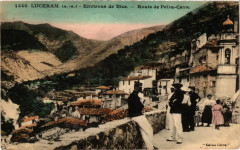 Luceram Route de Peira-Cava à Lucéram