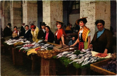 Nice Les Poissonnieres au Marche à Nice