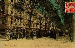 Nice aveue de la gare à Nice