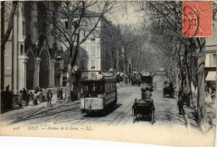 Nice Avenue de la Gare à Nice