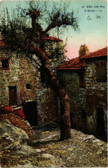 Eze Une rue à Èze