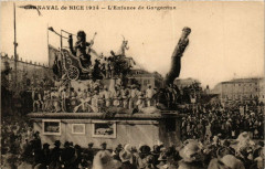 Carnaval de Nice 1924 L'Enfance de Gargantua à Nice