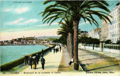 Cannes Boulevard de la Croisette à Cannes