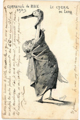 Carnaval de Nice 1903 Le Cygne de Leda à Nice