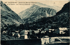 Dauphiné - Route du Bourg d'Oisans a ls Grave - La Freney-d'Oisans
