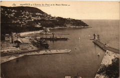 Nice - L'Entrée du Port et le Mont-Boron à Nice